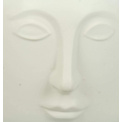 Face Vase 19x17cm White - 3
