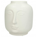 Face Vase 19x17cm White - 1