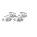 Winter White Cup with Saucer 220ml (1 piece mix) - 1