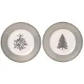 Talerz Winter White 20cm śniadaniowy (1 sztuka mix) - 1
