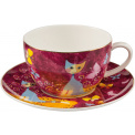 Sogno di farfalle Cup with Saucer 500ml Combi - 1