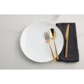 Set of 6 Rock PVD Espresso Spoons Gold - 3