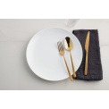 Set of 6 Rock PVD Espresso Spoons Gold - 2