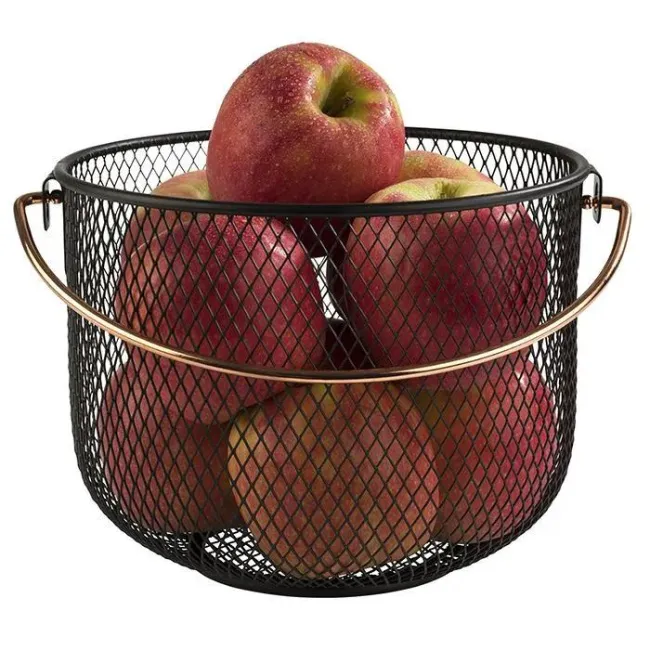 Wire Basket 21x16.5cm Black - 1