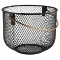Wire Basket 21x16.5cm Black - 2