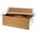 Bamboo Gourmet Bread Bin with Cutting Board - 3