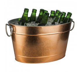 Cooler na butelki 40x28cm miedziany