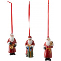 Set of 3 Nostalgic Ornaments Santa Claus - 1