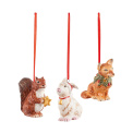 Set of 3 Nostalgic Ornaments Animals