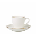 Anmut Gold Cup with Saucer 100ml Espresso