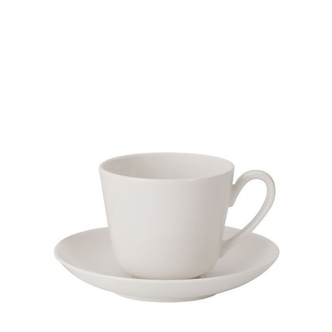 Twist White Cup with Saucer 100ml Espresso - 1