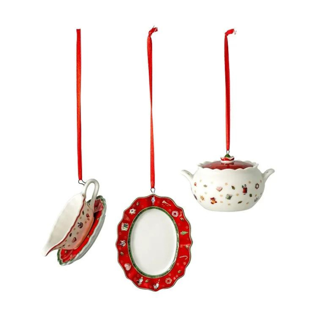 Set of 3 Toy's Delight Hanging Decorations