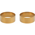 Set of 2 Gold Napkin Rings - 2