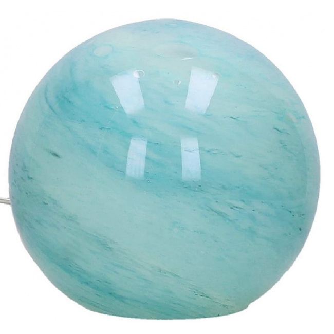 Green Glass Sphere Lamp - 1