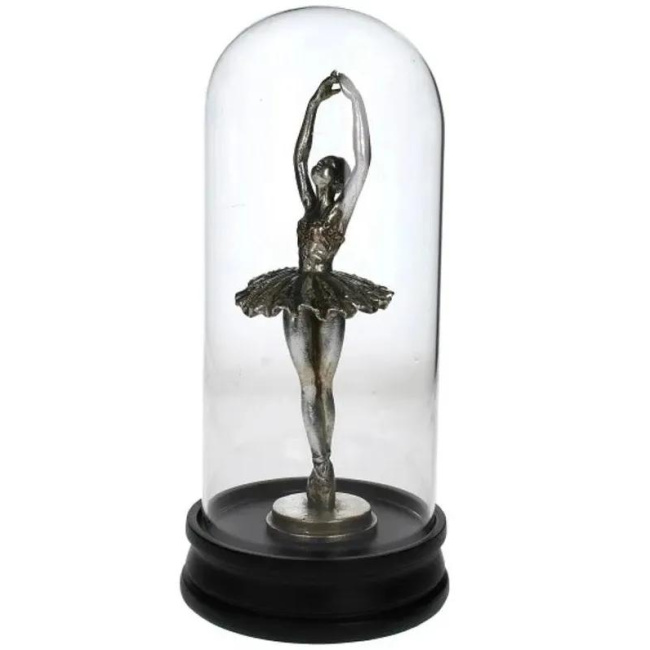 Ballerina under Glass Dome 30cm