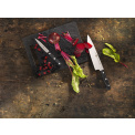 Set of 4 Gourmet Knives in Block + Sharpener + Scissors - 3