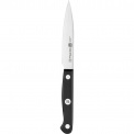Set of 4 Gourmet Knives in Block + Sharpener + Scissors - 9