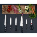 Zestaw 5 noży Gourmet w bloku (SharpBlock) + nożyczki  - 6