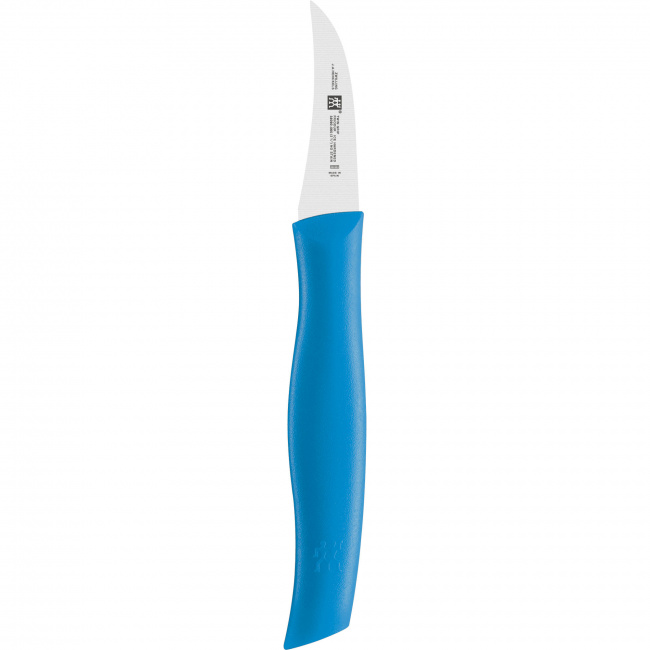 Twin Grip Vegetable Paring Knife 6cm Blue - 1