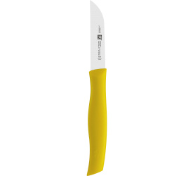 Nóż Twin Grip 8cm do obierania warzyw żółty