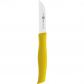 Nóż Twin Grip 8cm do obierania warzyw żółty