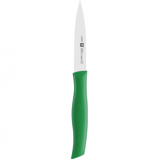 Nóż Twin Grip 10cm do obierania warzyw zielony