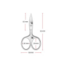 Nożyczki Twinox 9cm do paznokci satynowe - 5