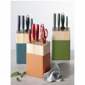 Set of 5 Now S Knives in Green Block - 4