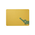 Leather Optic Placemat 46x33cm Faux Leather Crocodile Croco