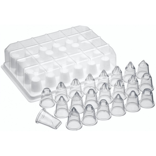 Sweetly Does It Set of 24 Cream Horn Moulds - 1
