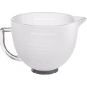 Frosted Glass Bowl 4.8L for Artisan Stand Mixer - 1