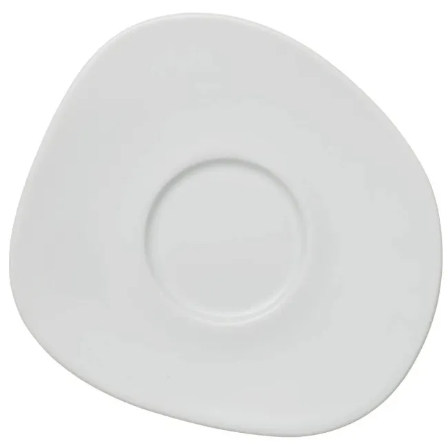 Spodek Organic White 17,5cm do filiżanki do kawy - 1