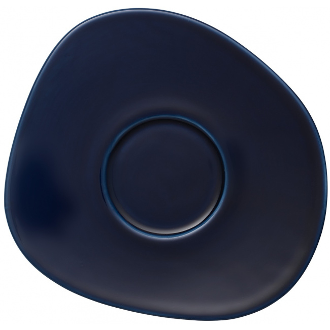 Organic Dark Blue Saucer 17cm for Coffee Cup - 1