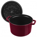 Red 4.8L Cocotte Cast Iron Pot 24cm - 3