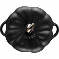 Black 500ml Mini Cocotte Pot 12cm with Lid - 6