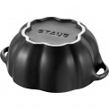 Black 500ml Mini Cocotte Pot 12cm with Lid - 8