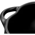 Black 700ml Mini Cocotte Pot 15cm with Lid - 3