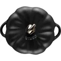 Black 700ml Mini Cocotte Pot 15cm with Lid - 4
