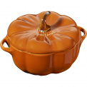Mini Cocotte Cast Iron Pot 700ml 15cm Pumpkin Orange - 10