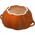 Mini Cocotte Cast Iron Pot 700ml 15cm Pumpkin Orange - 7