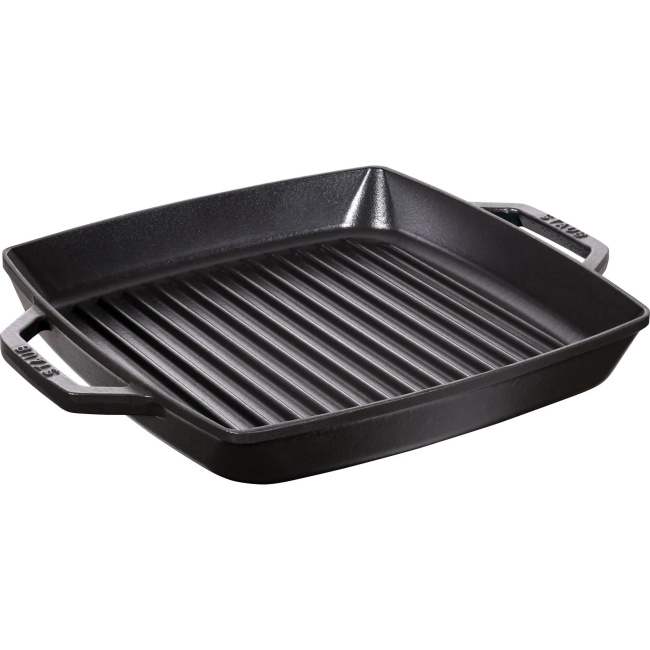 Cast Iron Grill Pan 28cm Black