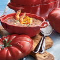 Garnek żeliwny Cocotte Pomidor 25cm 2,5l - 3