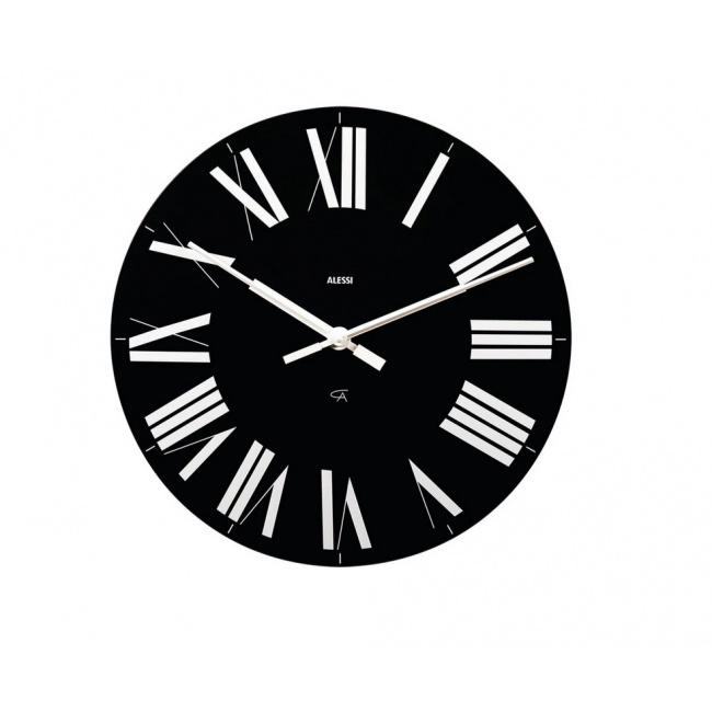 Zegar ścienny Firenze czarny