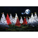 Choinka Bark for Christmas z magnesami 30cm czerwona - 2