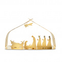 Gold Bark Nativity Scene - 1