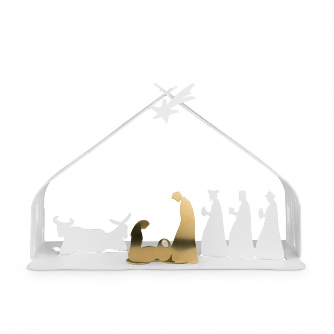 White Bark Nativity Scene - 1