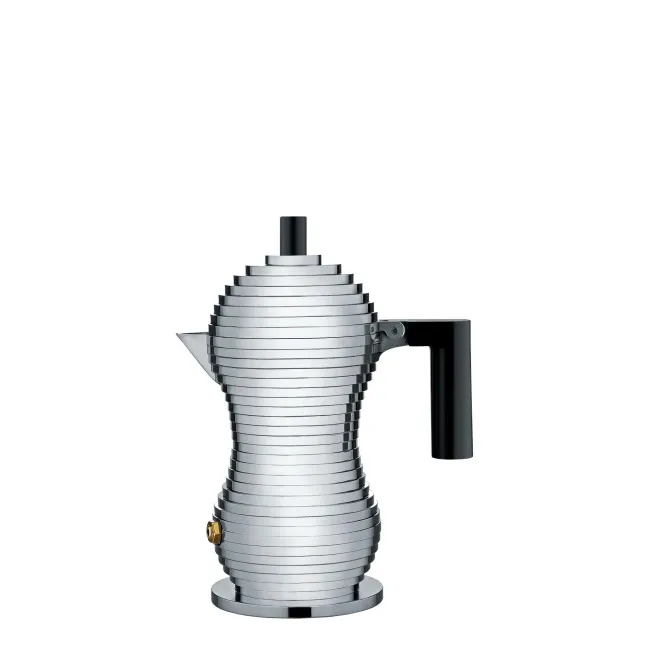 Kawiarka ciśnieniowa aluminiowa Pulcina 1-filiż. czarna - 1