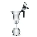 Kawiarka ciśnieniowa aluminiowa Pulcina 6-filiż. czarny uchwyt - 2