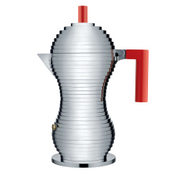 Kawiarka ciśnieniowa aluminiowa Pulcina 6-filiż. czerwona