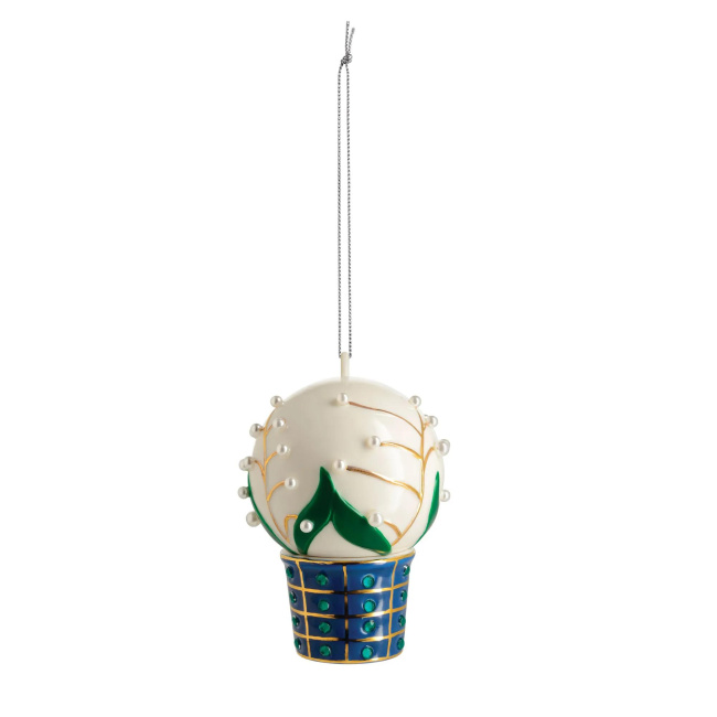 Mughetti e smeraldi - Lily of the Valley in Vase Ornament